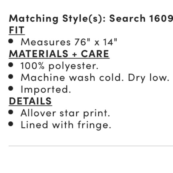 Torrid Oblong scarf all over star - Picture 5 of 6